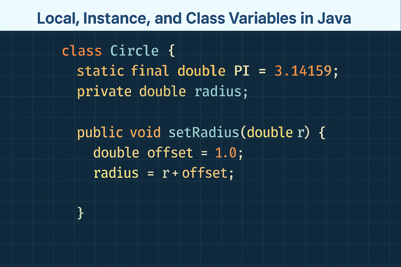 java-local-instance-static-variable-differences