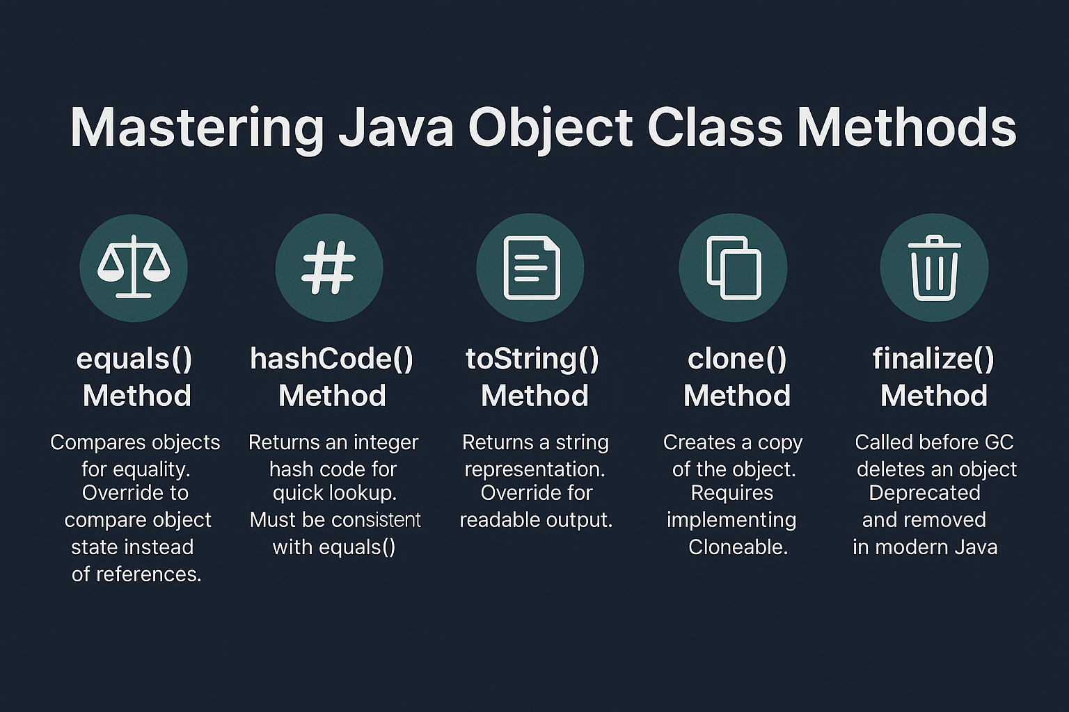 java-object-class-methods-equals-hashcode-tostring-clone-finalize