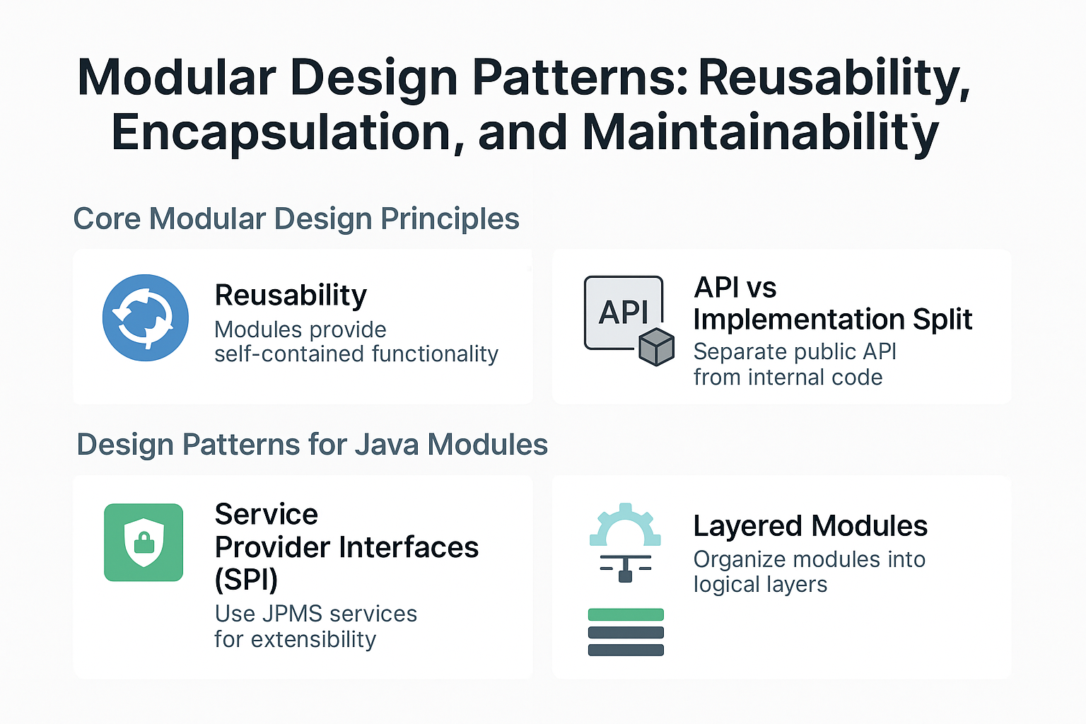 modular-design-patterns-reusability-encapsulation-maintainability