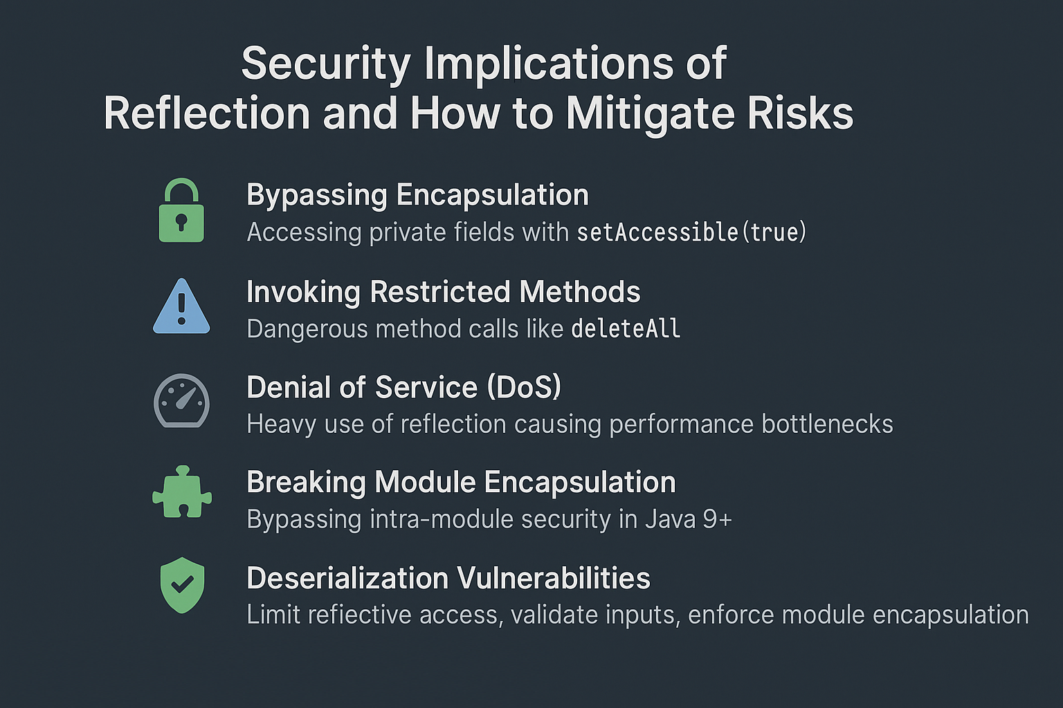 security-implications-reflection-mitigate-risks-java
