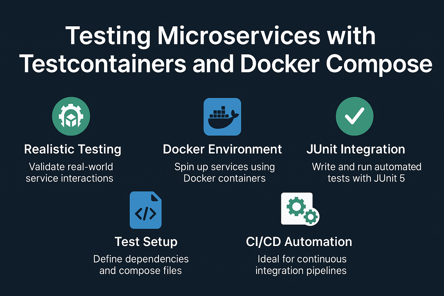 Illustration for Testing Microservices with Testcontainers and Docker Compose