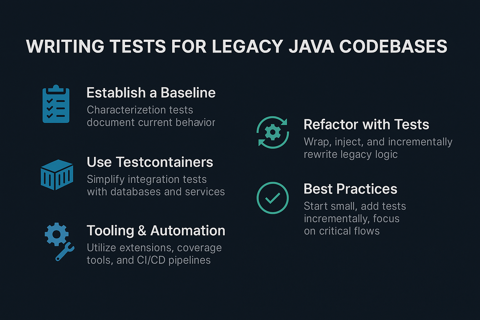 Illustration for Writing Tests for Legacy Java Codebases: Best Practices and Strategies